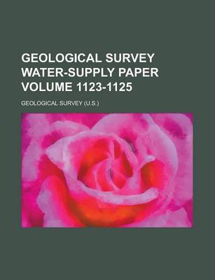 Book cover for Geological Survey Water-Supply Paper Volume 1123-1125