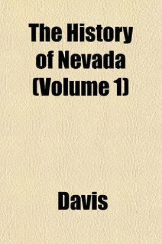 Cover of The History of Nevada (Volume 1)
