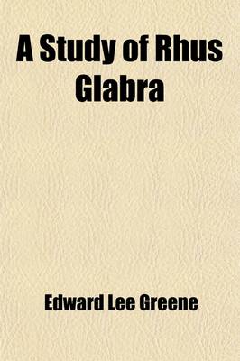 Book cover for A Study of Rhus Glabra