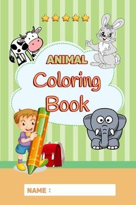 Book cover for Animal Coloring Book