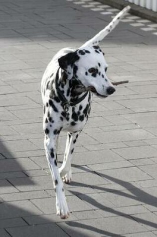 Cover of Happy Dalmatian Dog Going for a Walk Journal