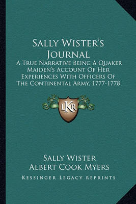 Book cover for Sally Wister's Journal Sally Wister's Journal