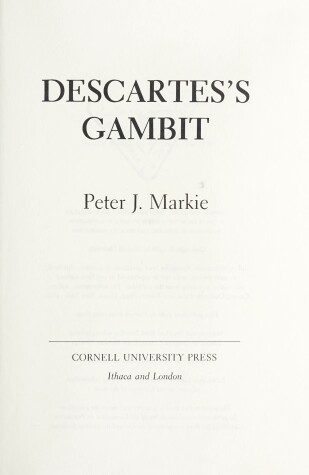 Book cover for Descartes S Gambit CB