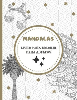 Book cover for Livro para Colorir Mandalas para Adultos