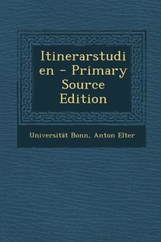 Cover of Itinerarstudien