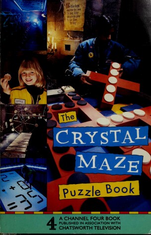 Book cover for "The Crystal Maze Puzzle Book