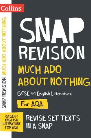 Cover of Much Ado About Nothing AQA GCSE 9-1 English Literature Text Guide