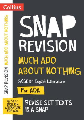 Cover of Much Ado About Nothing AQA GCSE 9-1 English Literature Text Guide