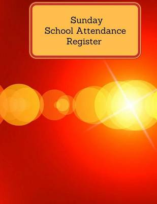 Book cover for Sunday School Attendance Register