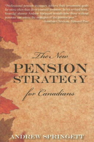 Cover of New Pension Strategy For Canadians