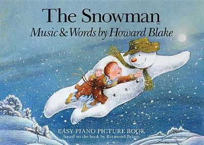 Book cover for The Snowman Easy Piano Picture Book