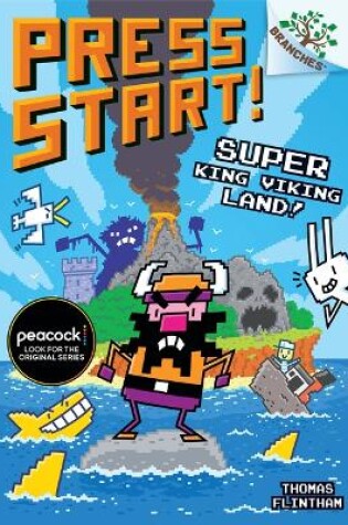 Cover of Super King Viking Land!: A Branches Book (Press Start! #13)