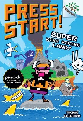 Cover of Super King Viking Land!: A Branches Book (Press Start! #13)