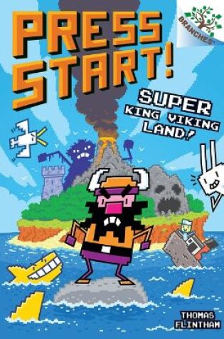 Cover of Super King Viking Land!: A Branches Book (Press Start! #13)
