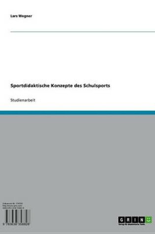 Cover of Sportdidaktische Konzepte Des Schulsports