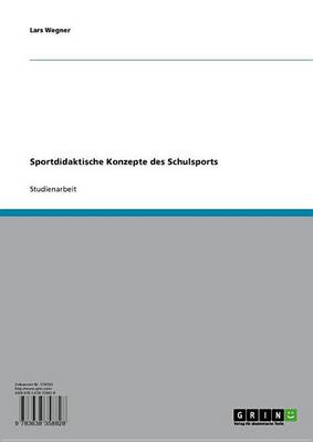 Book cover for Sportdidaktische Konzepte Des Schulsports