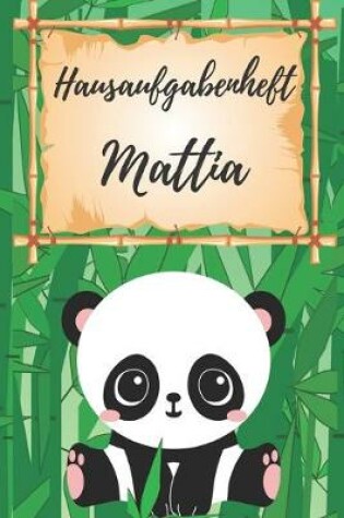 Cover of Hausaufgabenheft Mattia