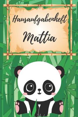 Book cover for Hausaufgabenheft Mattia