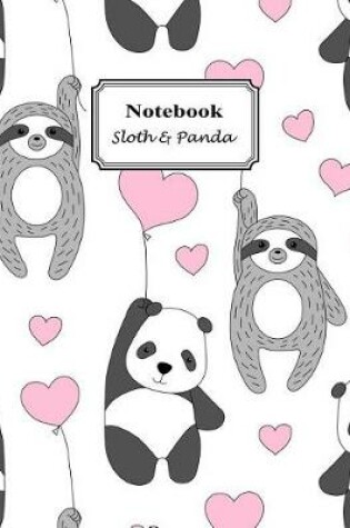 Cover of Notebook Sloth & Panda