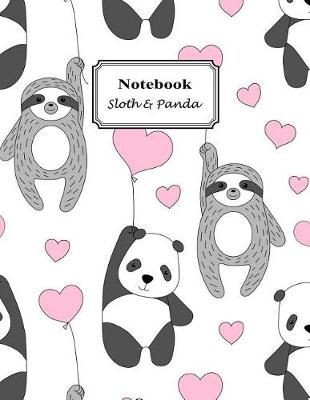 Cover of Notebook Sloth & Panda