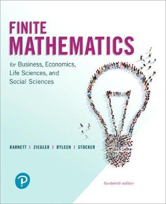 Book cover for Finite Mathematics for Business, Economics, Life Sciences, and Social Sciences and Mylab Math with Pearson Etext -- 24-Month Access Card Package