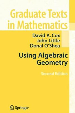 Cover of Using Algebraic Geometry