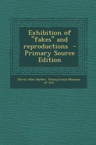 Cover of Exhibition of Fakes and Reproductions