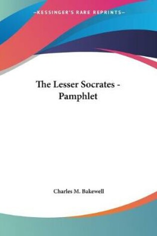 Cover of The Lesser Socrates - Pamphlet