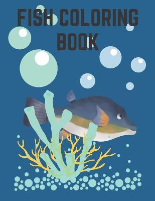 Book cover for Fish Coloring Book