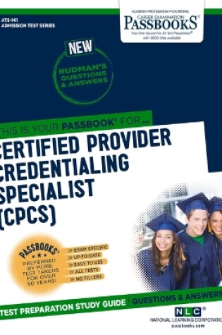 Cover of Certified Provider Credentialing Specialist (Ats-141)