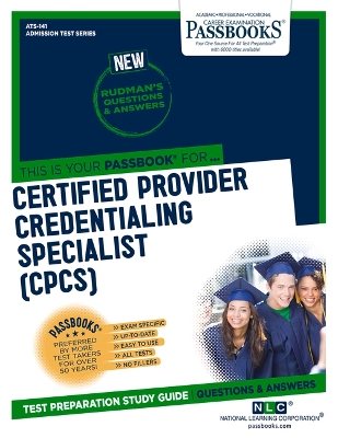 Book cover for Certified Provider Credentialing Specialist (Ats-141)