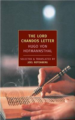 Book cover for Lord Chandos Letter