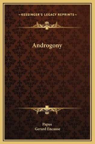 Cover of Androgony