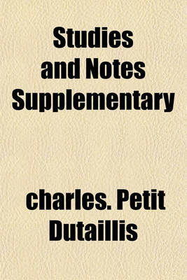 Book cover for Studies and Notes Supplementary