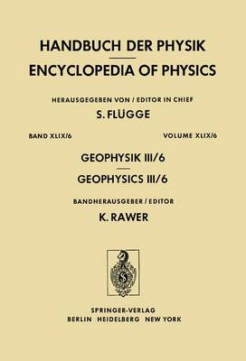 Cover of Geophysik III