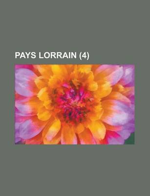 Book cover for Pays Lorrain (4 )