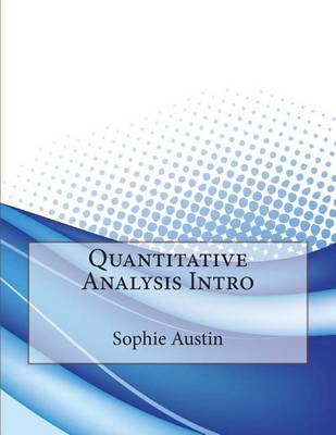 Book cover for Quantitative Analysis Intro