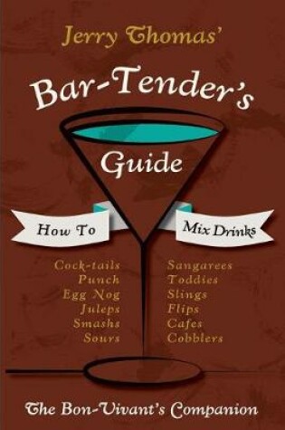 Cover of Jerry Thomas' Bartenders Guide