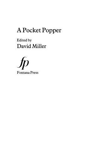 Cover of A Pocket Popper