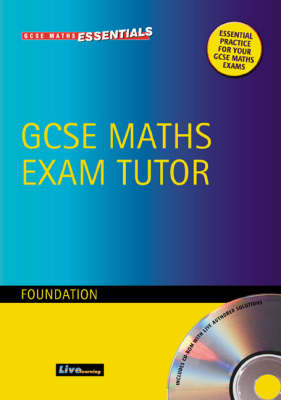 Book cover for GCSE Maths Exam Tutor Foundation Workbook and CD-ROM