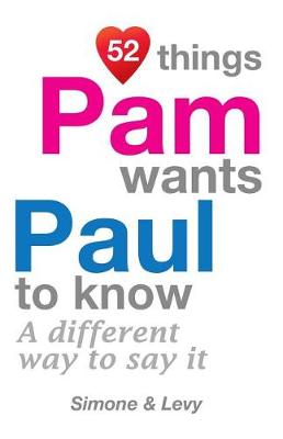 Book cover for 52 Things Pam Wants Paul To Know
