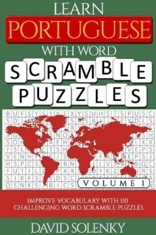 Cover of Learn Portuguese with Word Scramble Puzzles Volume 1