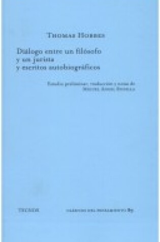 Cover of Dialogo Entre Un Filosofo y Un Jurista