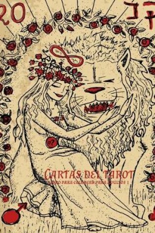 Cover of Cartas del tarot libro para colorear para adultos 1