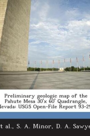 Cover of Preliminary Geologic Map of the Pahute Mesa 30'x 60' Quadrangle, Nevada