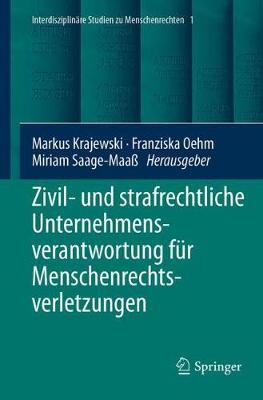 Book cover for Zivil- Und Strafrechtliche Unternehmensverantwortung Fur Menschenrechtsverletzungen