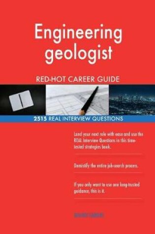 Cover of Engineering geologist RED-HOT Career Guide; 2515 REAL Interview Questions