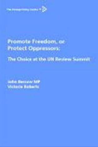 Cover of Promote Freedom, or Protect Oppressors