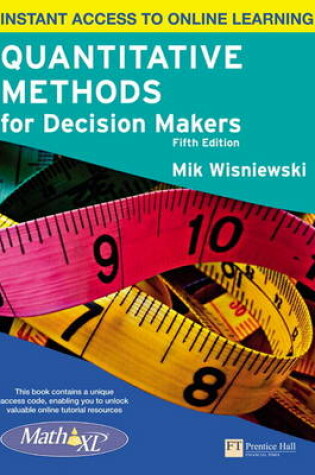 Cover of Quantitative Methods for Decision Makers with MyMathLab Global