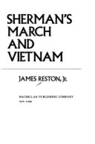 Cover of Sherman's March and Vietnam